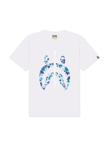 bape camiseta hombre abc camo shark tee m - 001tem301007m black x blue