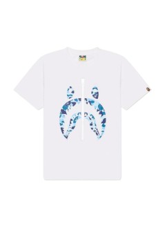 bape camiseta hombre abc camo shark tee m - 001tem301007m black x blue