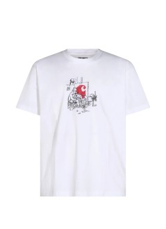 carhartt camiseta hombre s/s old painter t-shirt - i037248 02xx