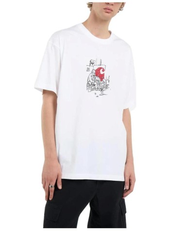 carhartt camiseta hombre s/s old painter t-shirt - i037248 02xx 2