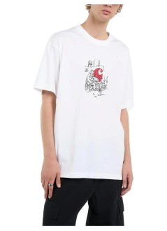 carhartt camiseta hombre s/s old painter t-shirt - i037248 02xx
