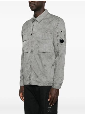 c.p.company outerwear hombre panama-r zipped lens overshirt - 21cmos236a110540s r90 2