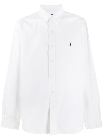 polo ralph lauren shirt mancu bd ppc sp-long sleeve-sport shirt - 710772290003 white