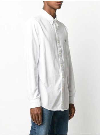 polo ralph lauren shirt mancu bd ppc sp-long sleeve-sport shirt - 710772290003 white 2
