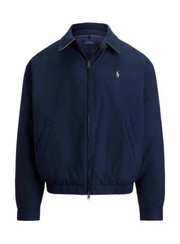 polo ralph lauren outerwear manwoven-windbreaker-jacket - 710b15533003 refined navy
