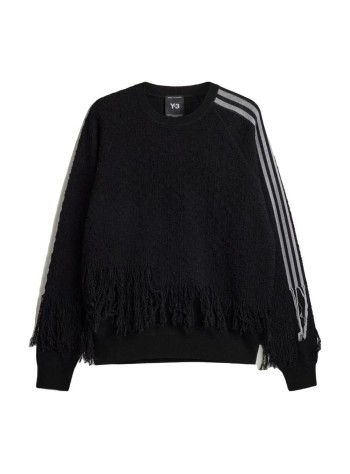 y3 sweater manknit 3s sweat - kr1124 black