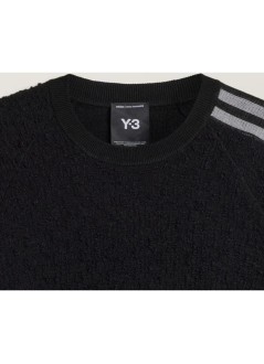 y3 sweater manknit 3s sweat - kr1124 black