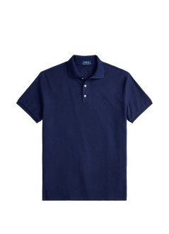 polo ralph lauren polo hombre custom slim fit honeycomb-mesh polo - 710b13479005 cruise navy