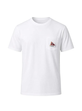 polo ralph lauren t-shirt mancustom slim fit polo bear t-shirt - 710b21952001 newport bear white