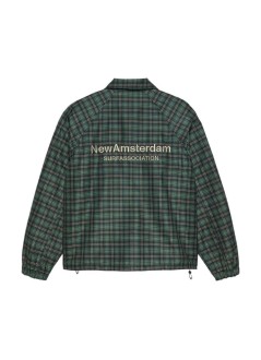 new amsterdam outerwear mancoach jacket - 2602008002 green check