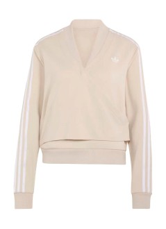 adidas originals sweater womanwrap sstr tt - ld4964 cbrown