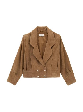 ba&sh outerwear mujer jacket cowy - 1h26cowy blond