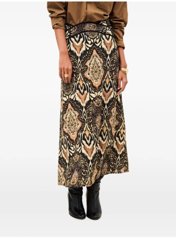 ba&sh falda mujer skirt zaim - 1h26zaim noir 2