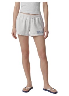 sporty & rich short pant womanunited states wellness club disco short - sh03773128gy03 19