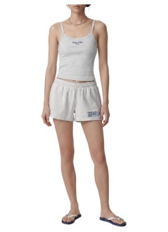 sporty & rich short pant womanunited states wellness club disco short - sh03773128gy03 19