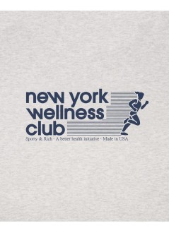 sporty & rich short pant womanunited states wellness club disco short - sh03773128gy03 19
