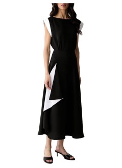 karl lagerfeld dress womanfluid occasion dress - b3w13027 998