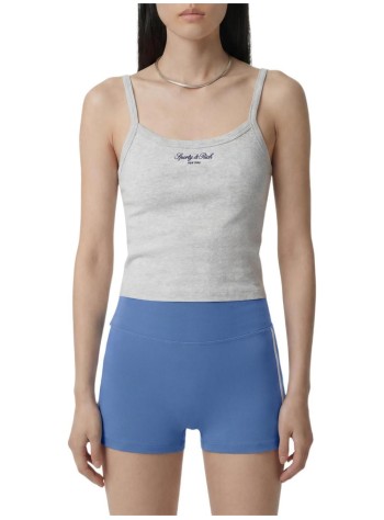 sporty & rich top womansignature ny box tank - to10873329gy03 19 2