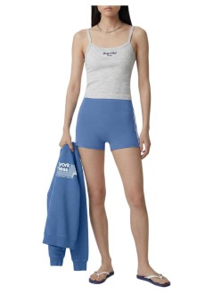 sporty & rich top womansignature ny box tank - to10873329gy03 19
