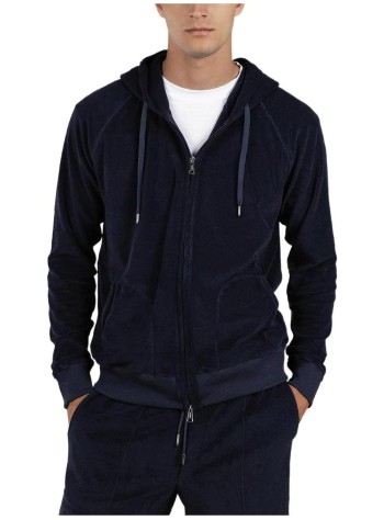 aurélien sweater manterry zipper vest - 20250902080004 navy 2