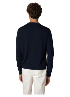 aurélien knitwear mancity crewneck - 40230802140002 navy