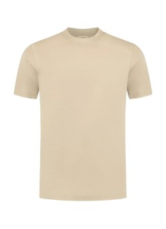 aurélien t-shirt manaur1 t-shirt, big collar - 60230902160000 light beige