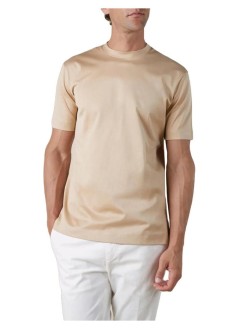 aurélien t-shirt manaur1 t-shirt, big collar - 60230902160000 light beige