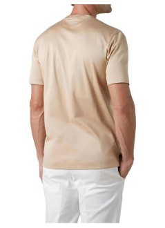 aurélien t-shirt manaur1 t-shirt, big collar - 60230902160000 light beige