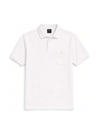 22º grados polo hombre terry polo - 420264 blanco