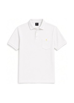 22º grados polo hombre terry polo - 420264 blanco