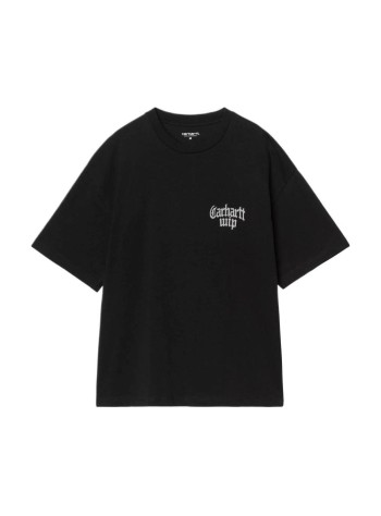 carhartt t-shirt mans/s blackletter t-shirt - i037245 89xx