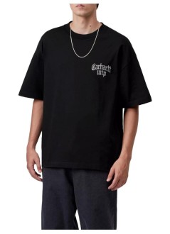 carhartt camiseta hombre s/s blackletter t-shirt - i037245 89xx