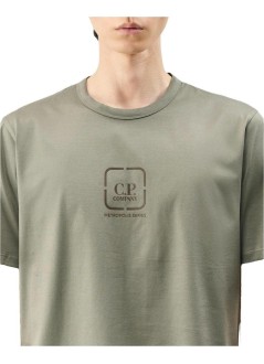 c.p.company camiseta hombre t-shirts short sleeve in mercerized jersey - 21clts013a006370w 661