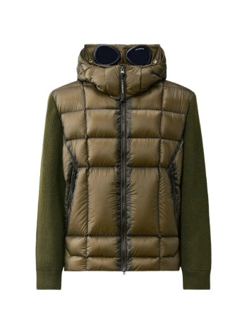 c.p.company outerwear manknitwear jacket in merino wool extrafine - 21cmkn052a006390m 683