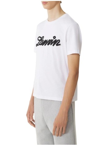 lanvin camiseta hombre embroidered logo t-shirt - rmts0012j308p26 0122 2