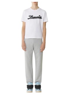 lanvin camiseta hombre embroidered logo t-shirt - rmts0012j308p26 0122
