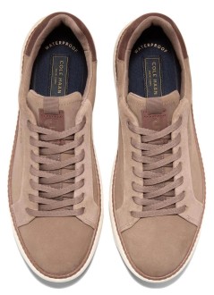 cole haan sneaker hombre grandpro topspin wp - c44571 ch irish coffee chestnut pumice stone wp