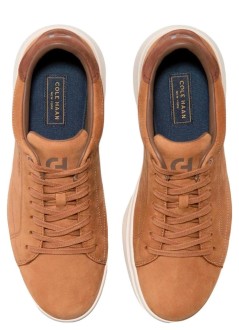 cole haan sneaker mangrandpro tennis 2.0 - c44716 toasted coconut nubuck chestnut ivory