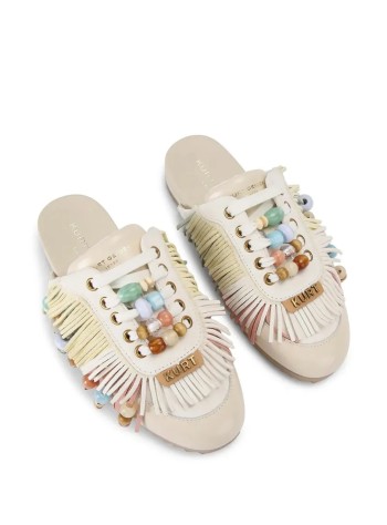 kurt geiger zueco mujer islington p fringe mule - 5854145019 45 2