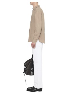 all saints shirt manbellas ls shirt - m011sf golden brown