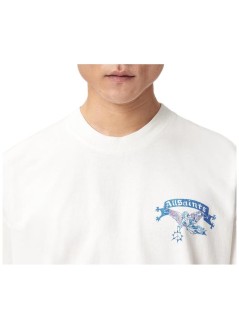 all saints t-shirt mancray ss crew - m024pf chalk white