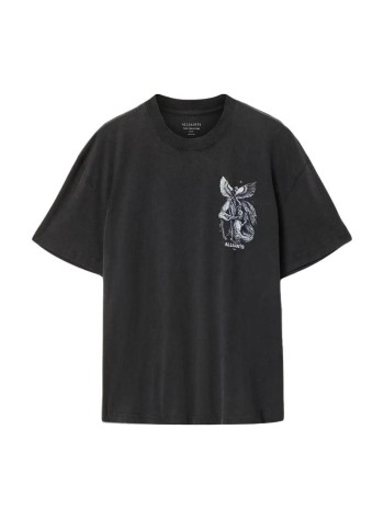 all saints camiseta hombre seraph ss crew - m034pf washed black