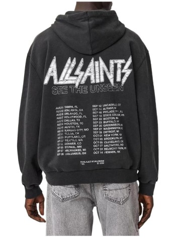 all saints sweater manchromium oth hoody - m001nf washed black 2