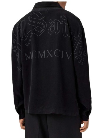 all saints camiseria hombre soul ls shirt - m036sf orca black 2