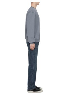 all saints sweater manxander crew - m001ne lunar blue