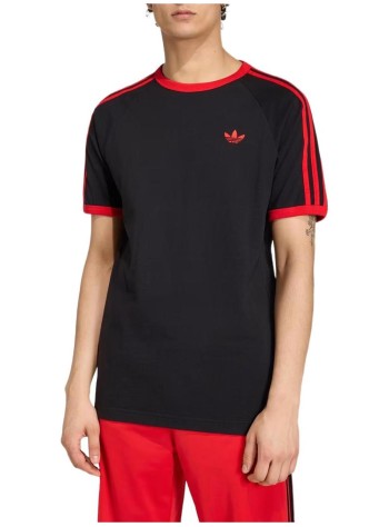adidas originals camiseta hombre 3s tee - kw0121 black vivred 2