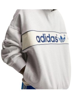 adidas originals sudadera hombre block hoodie - ld9300 lgreyh