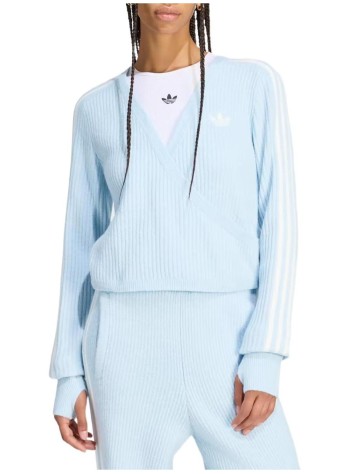 adidas originals punto mujer knit cardigan - ld8932 wonblu 2