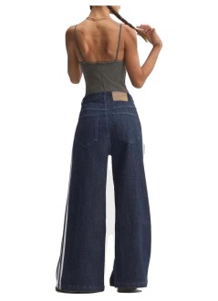 adidas originals denim womandenim wl pants - le8302 inddnm
