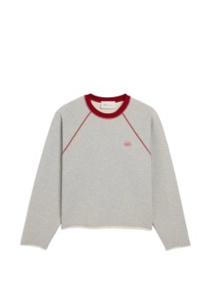 ami sweater mansweatshirt with ami bouclette oval patch - hsw795je0244 a266
